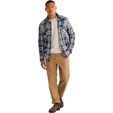 

Рубашка Bishop с длинными рукавами мужская Pendleton, цвет Indigo/Marine/White Plaid