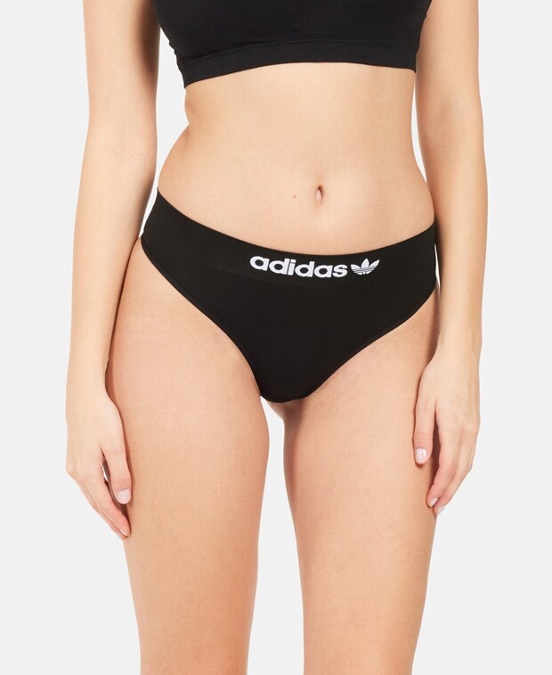 

Стринги, упаковка 2 шт. adidas, антрацит