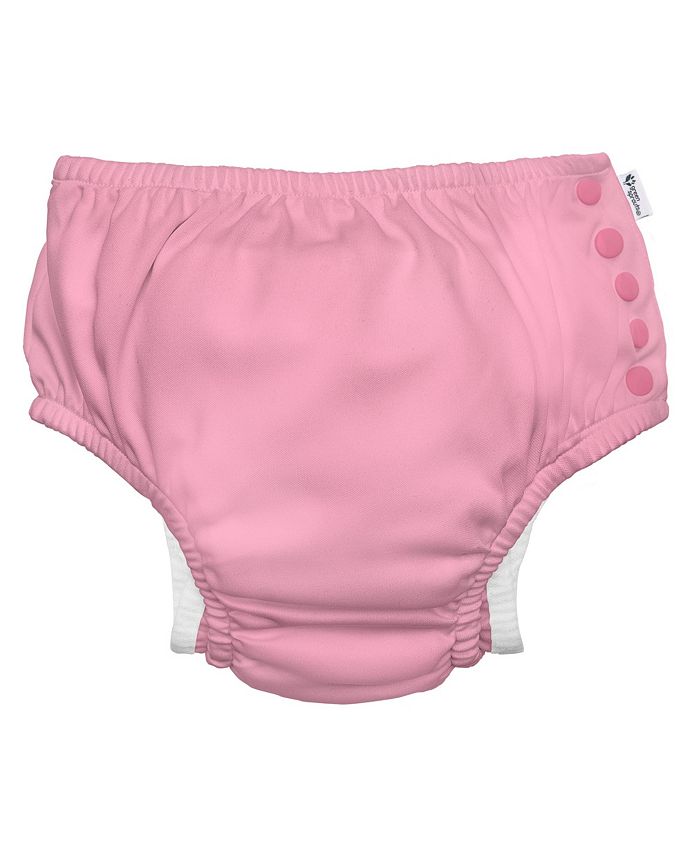 Подгузники для плавания Snap для маленьких девочек green sprouts, розовый