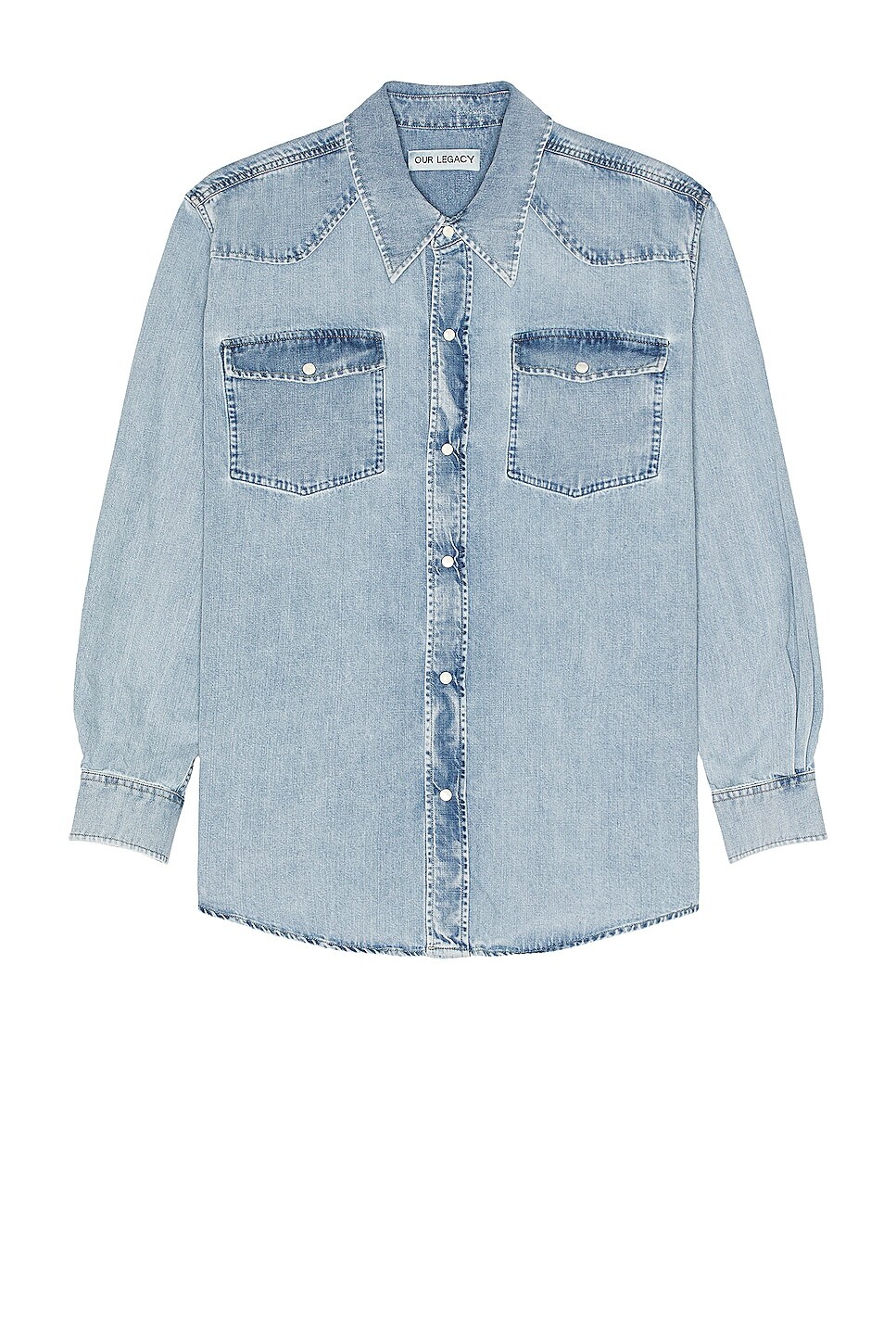 

Рубашка Our Legacy Frontier, цвет Rider Wash Denim