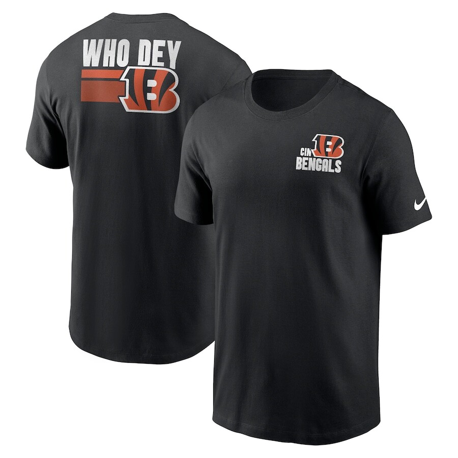 

Футболка с коротким рукавом Nike Cincinnati Bengals, черный
