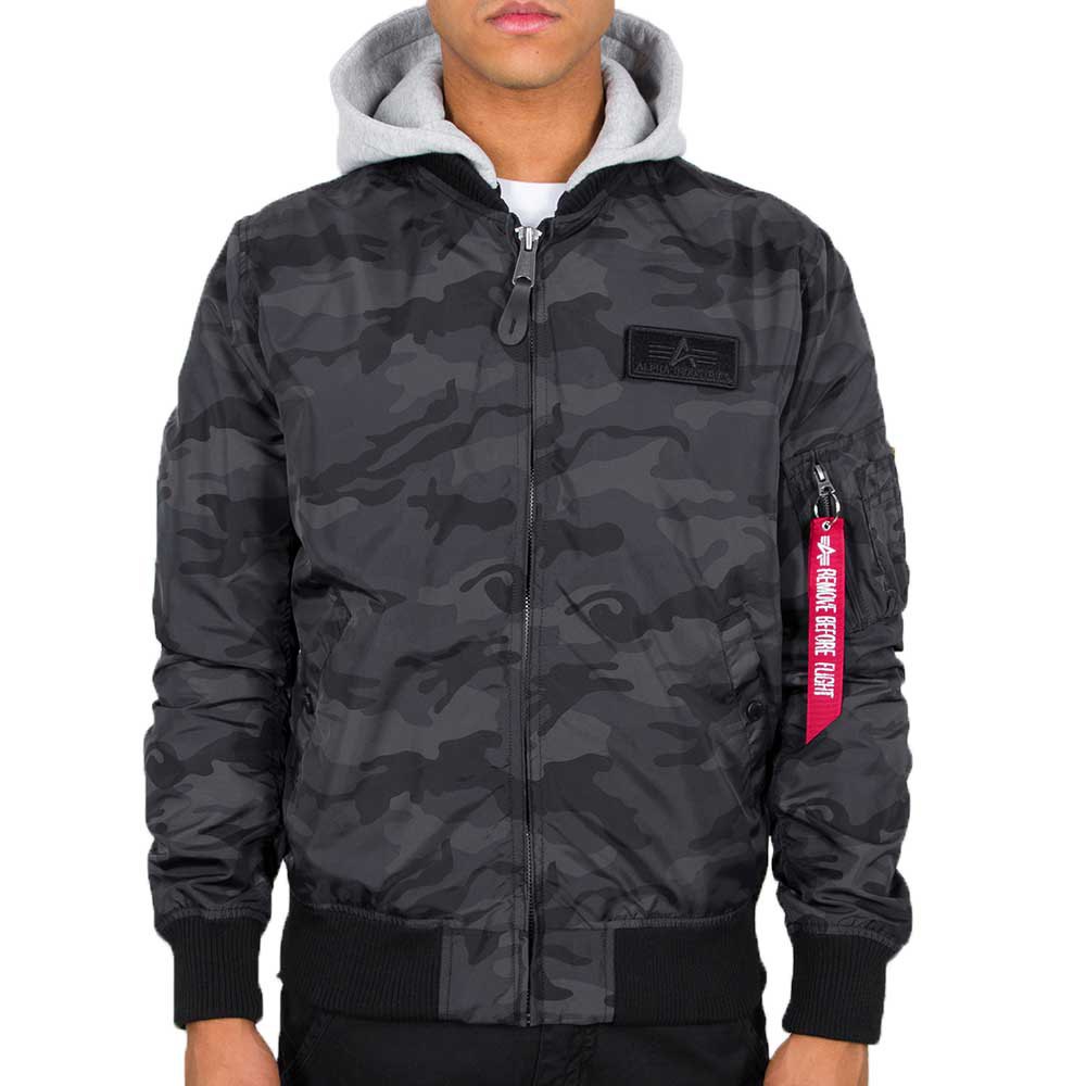 

Куртка Alpha Industries MA-1 TT Camo 196108C, черный