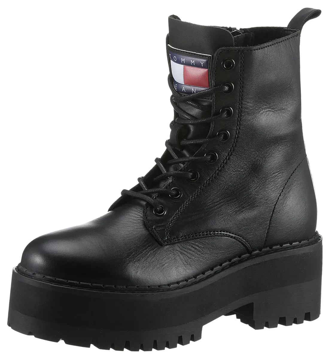 

Ботинки Tommy Jeans на шнуровке "TJW BOOT ZIP UP", черный