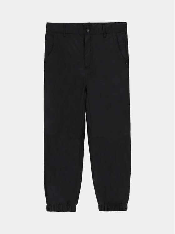 Тканевые брюки стандартного кроя Coccodrillo, черный штаны kogan kids трикотажные на 7 лет