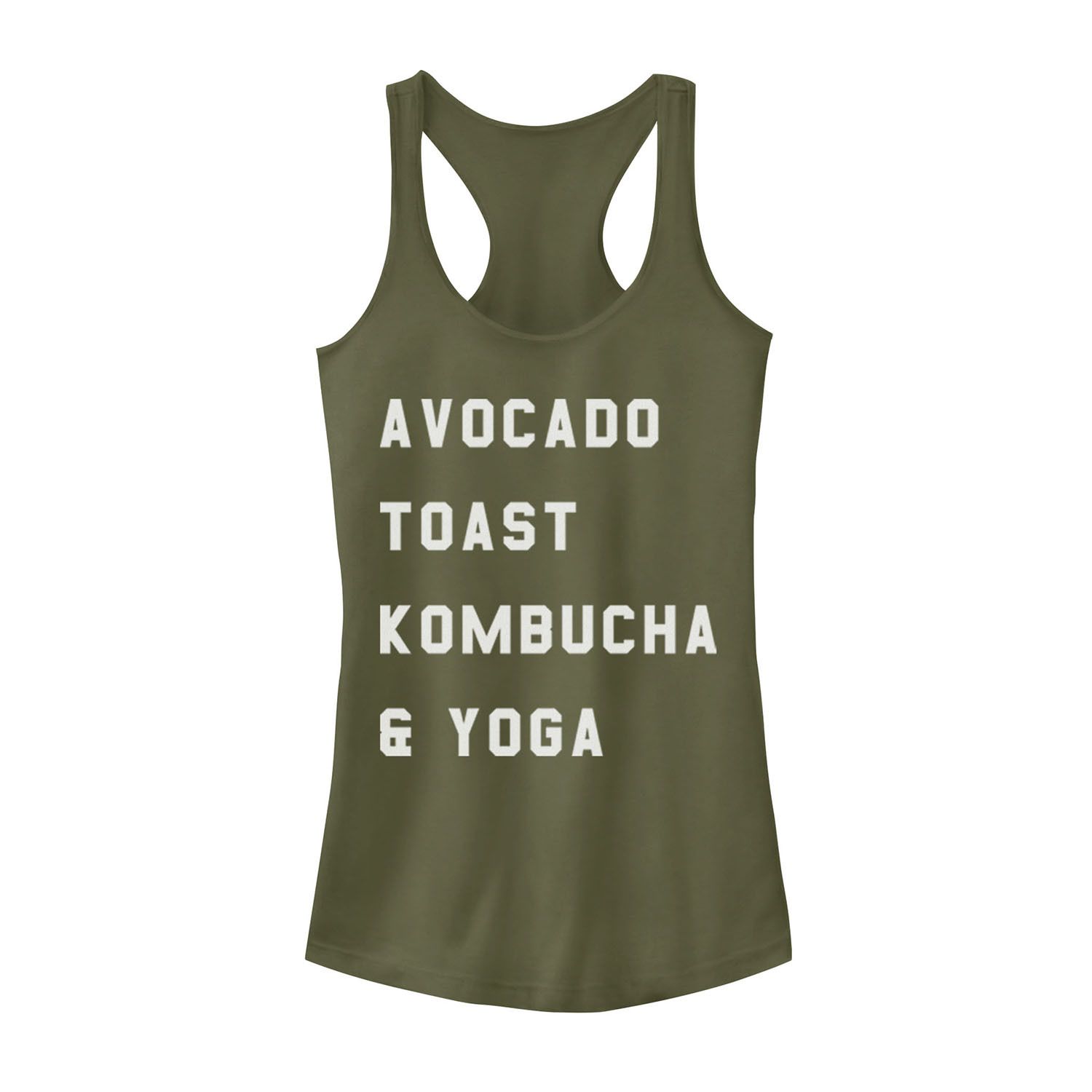 Тост с авокадо для юниоров, чайный гриб и йога-танк футболка с принтом авокадо йога 52