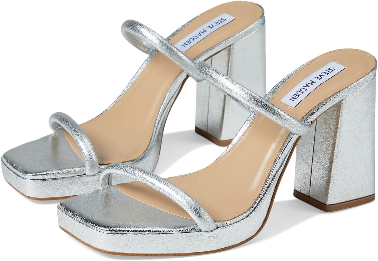 

Босоножки Polly Heeled Sandal Steve Madden, цвет Silver