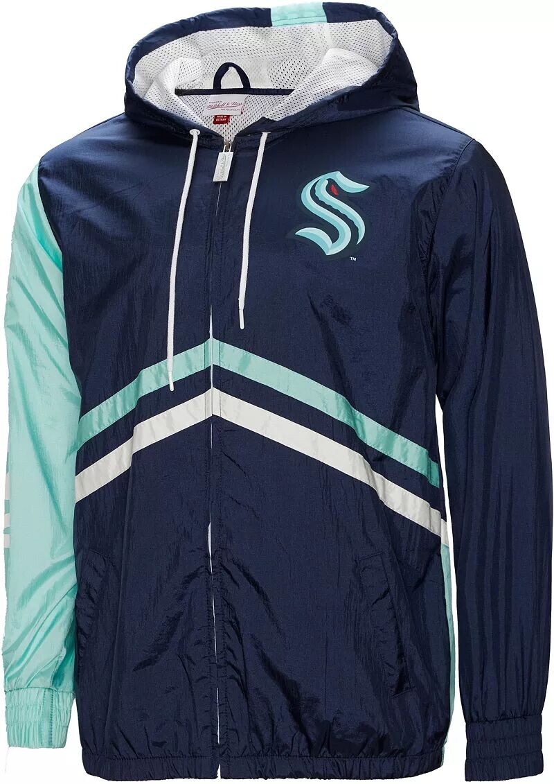 

Темно-синяя ветровка Mitchell & Ness Seattle Kraken Undeniable