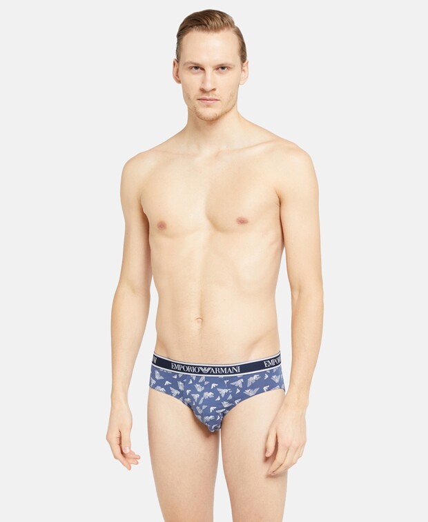 

Трусы, упаковка 3 шт. Emporio Armani, синий