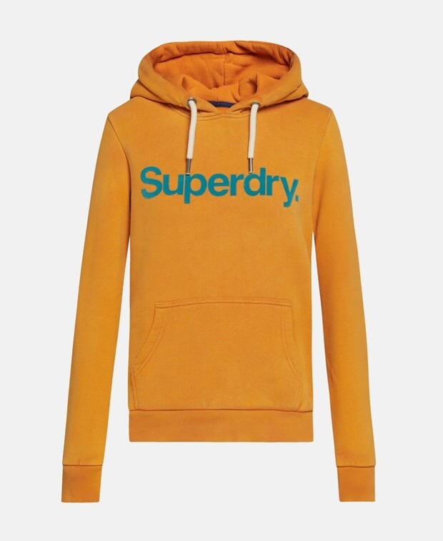 

Толстовка с капюшоном Superdry, охра