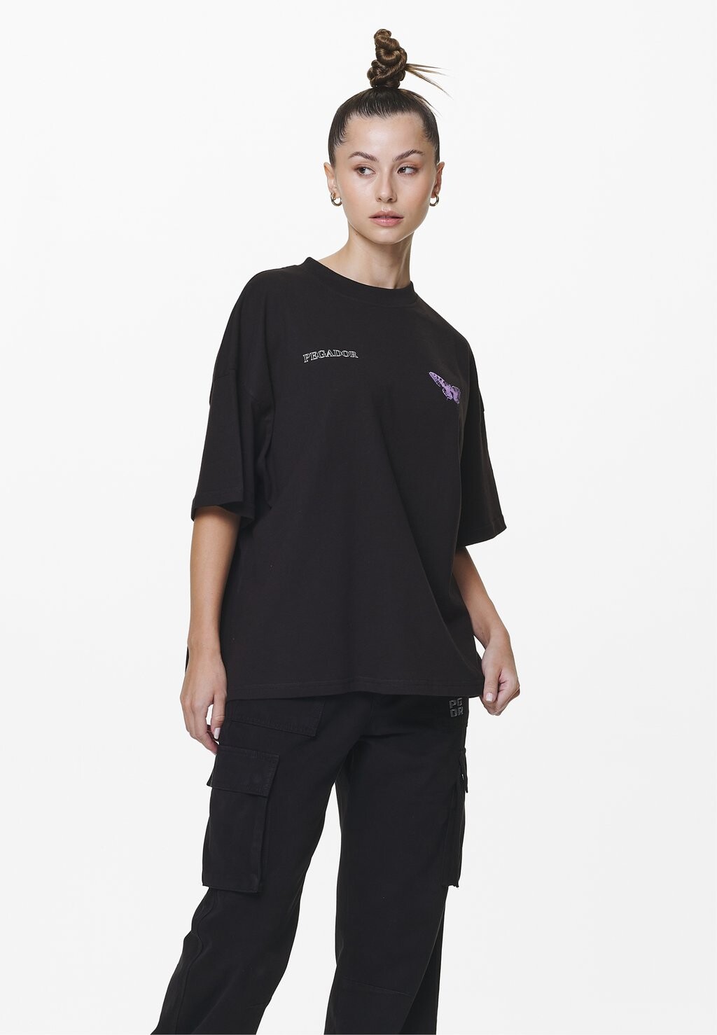 

Футболка с принтом EIRA OVERSIZED TEE Pegador, цвет black