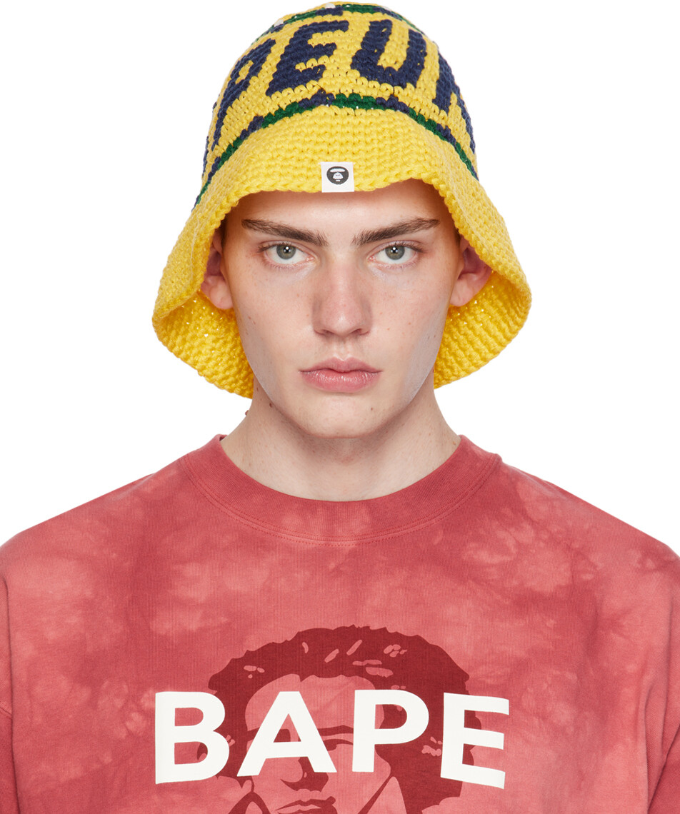 

Желтая акриловая панама Aape By A Bathing Ape