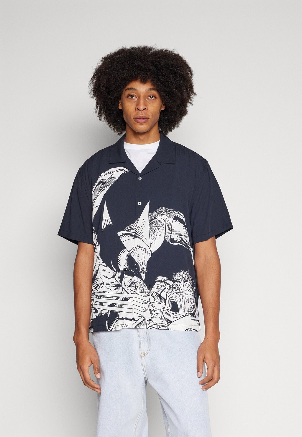 

Рубашка HUF РУБАШКА FUTURE CLASH RESORT UNISEX, цвет black