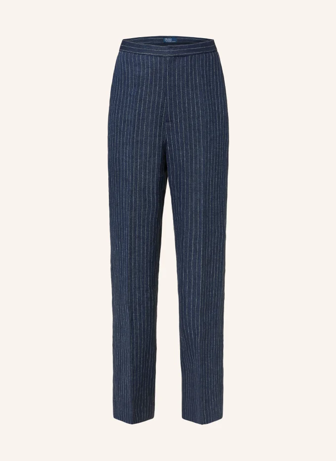

Льняные брюки Polo Ralph Lauren, синий