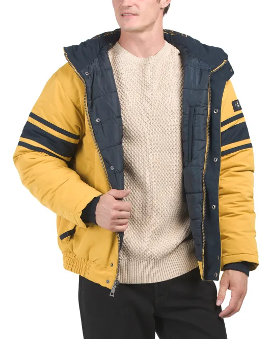 

Винтажная куртка-пуховик Nautica, цвет Mustard
