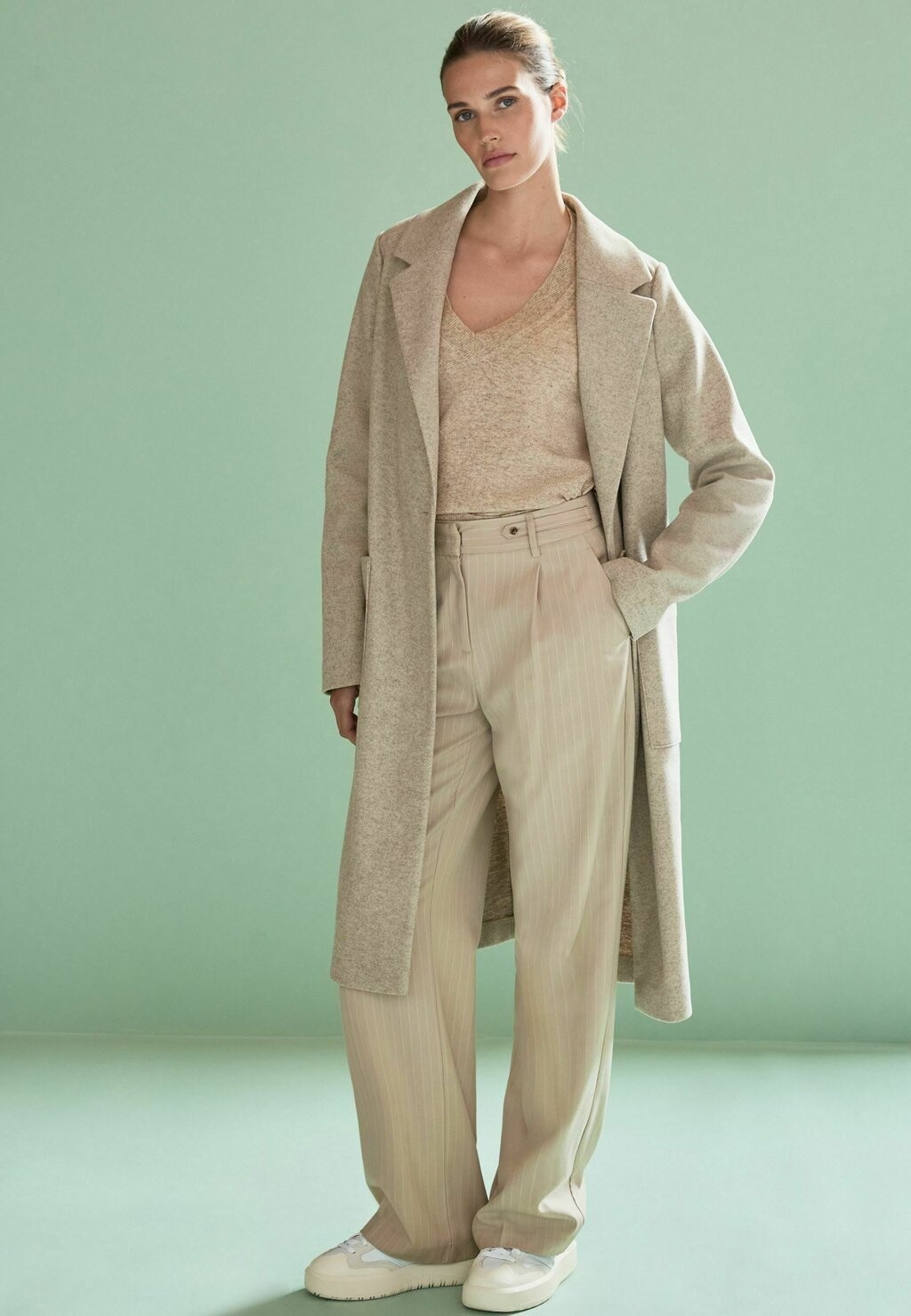 

Классическое пальто Smart Mid Length Next, цвет neutral