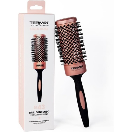 Профессиональная круглая щетка для волос Termix Evolution Gold Rose 43см