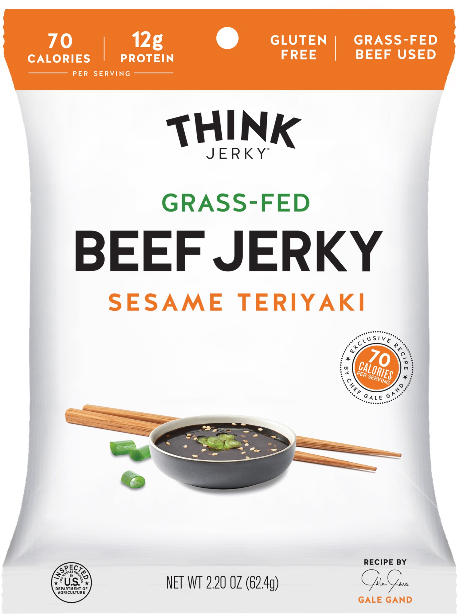 Вяленая говядина травяного откорма Think Jerky noble jerky vegan jerky сладкое барбекю 70 г 2 47 унции
