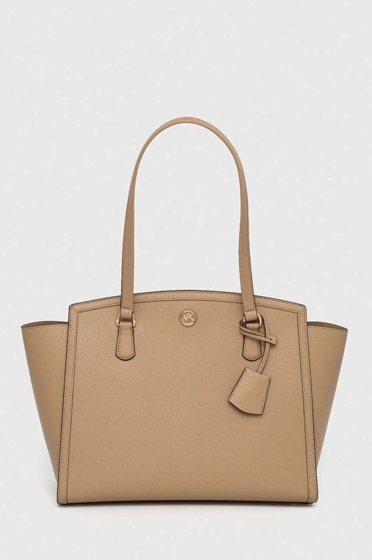 

Кожаная сумка MICHAEL Michael Kors, бежевый