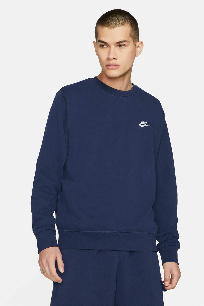 

Мужская толстовка из французской терри Nike Sportswear Club Nike, темно-синий