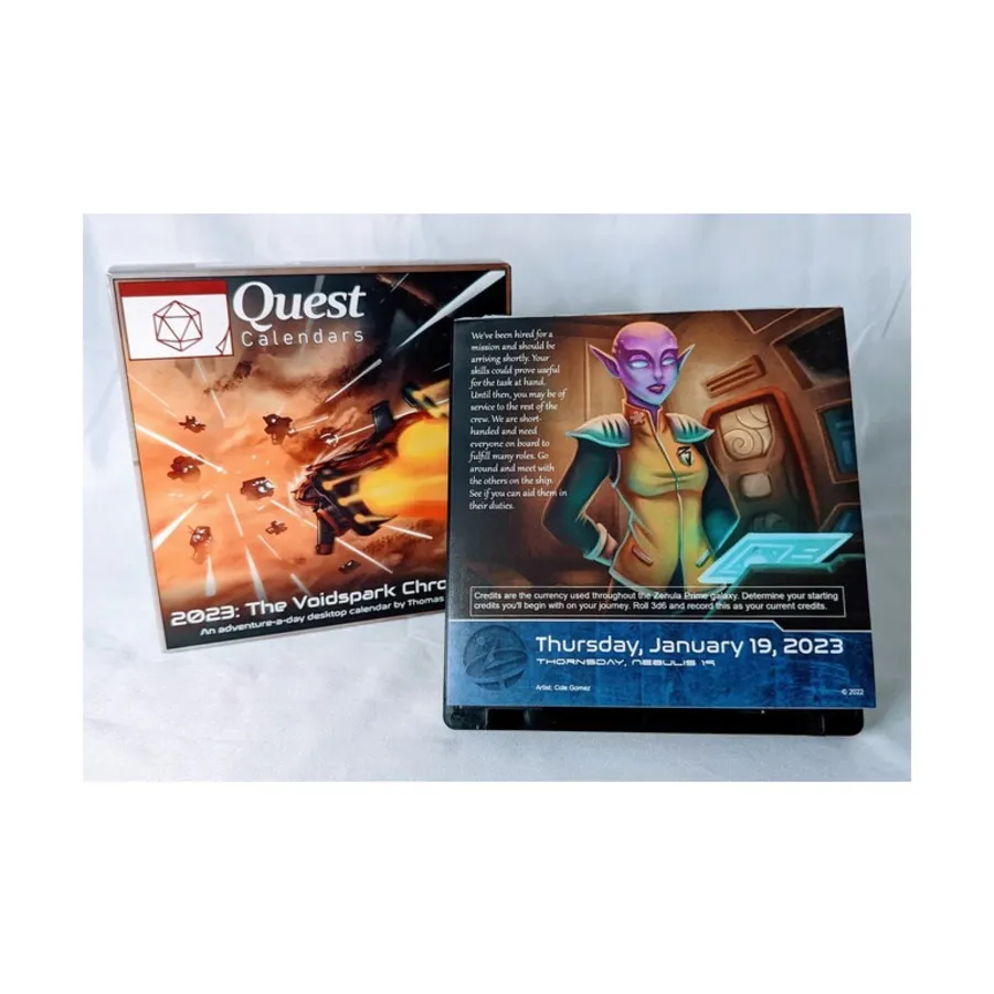

Бокс-сет 2023 Quest Calendar w/Hero Book, Quest Calendar