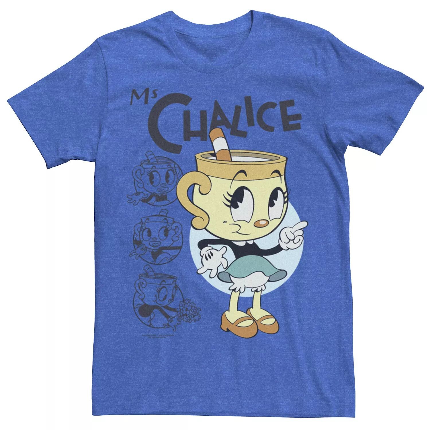 

Мужская футболка The Cuphead Show Ms Chalice Licensed Character