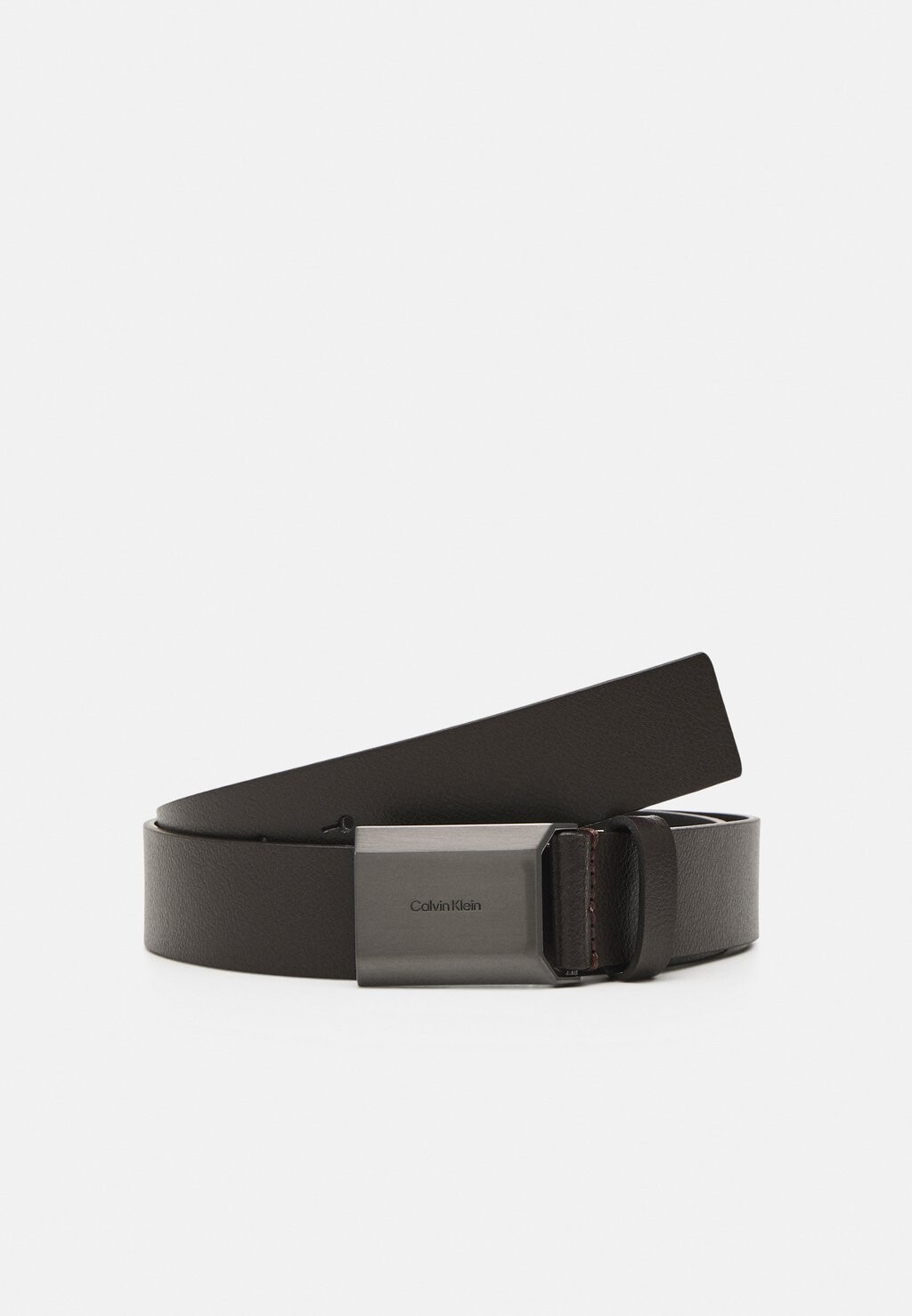 

Ремень BEVELED PLAQUE 2.0 Calvin Klein, цвет dark brown