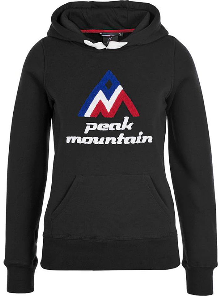 Толстовка Peak Mountain Hoodie, черный толстовка peak mountain caffy черный