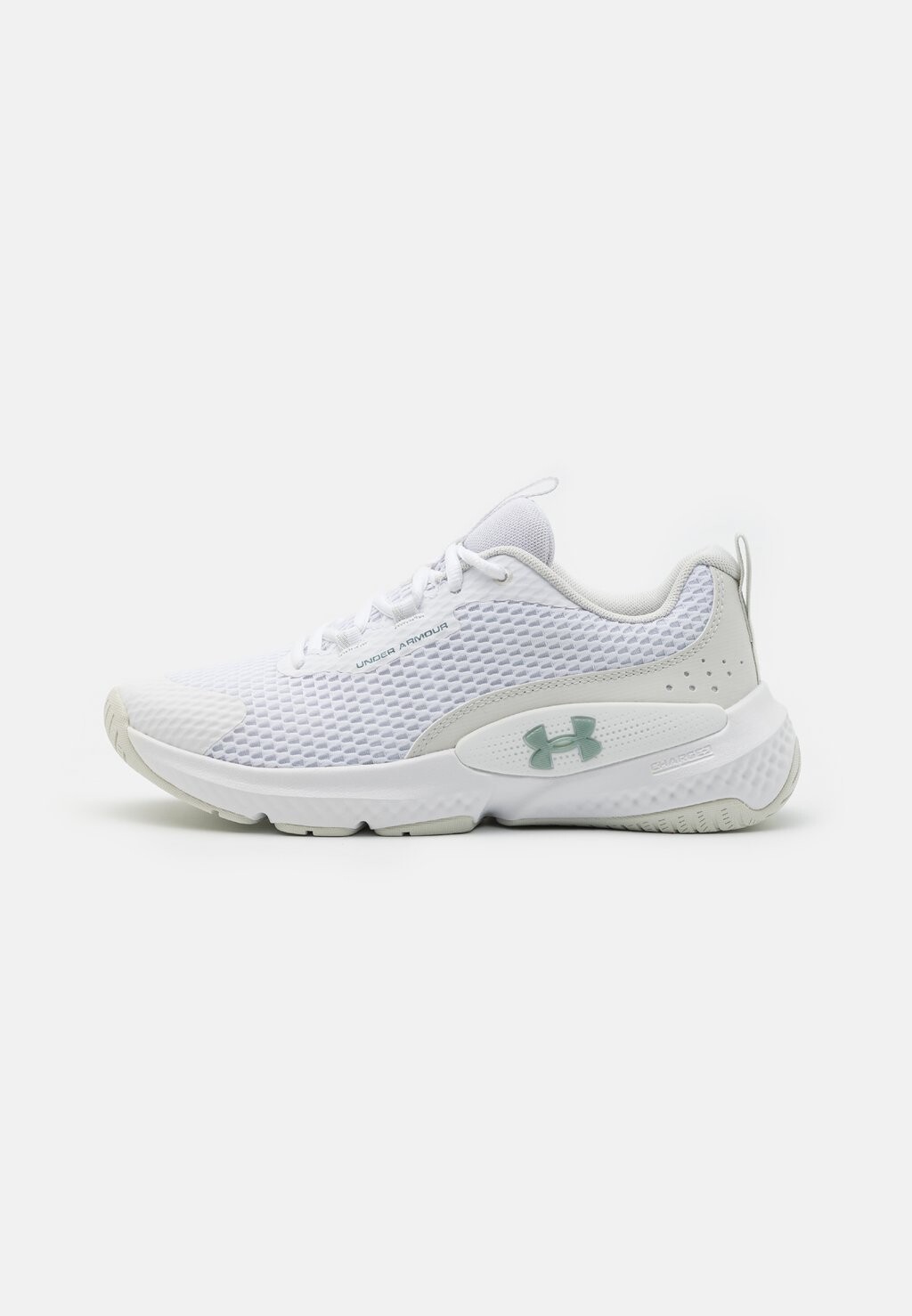 

Кроссовки DYNAMIC SELECT Under Armour, белый/белая глина/зеленый металлик