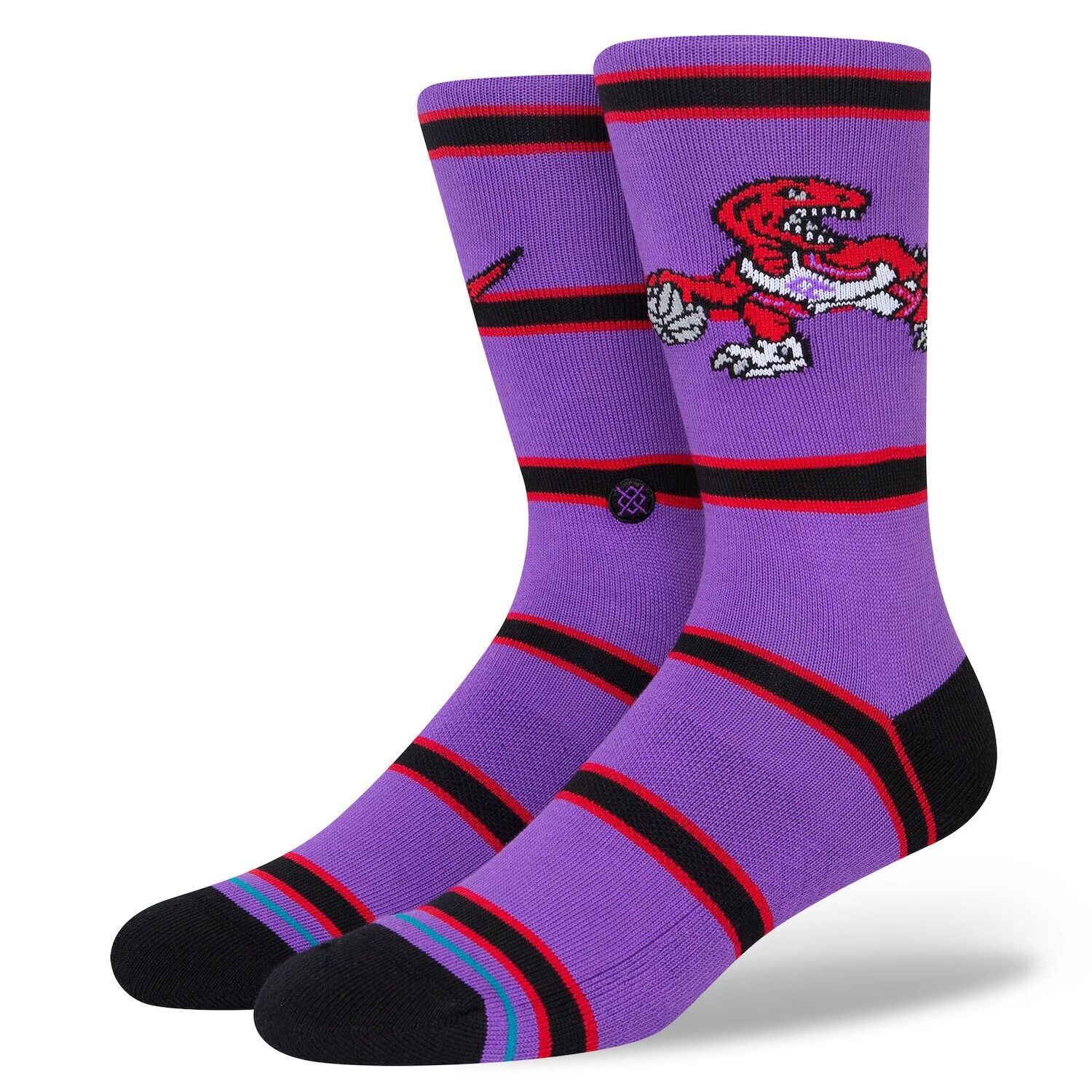 

Мужские классические полосатые носки Crew Crew из твердой древесины Stance Toronto Raptors