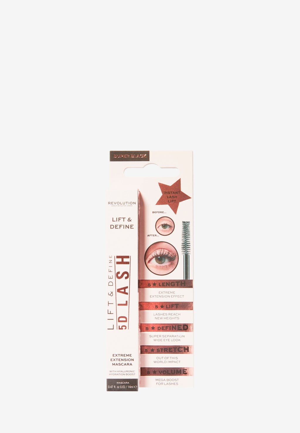 D d lash. Makeup revolution lift define 5d lash.