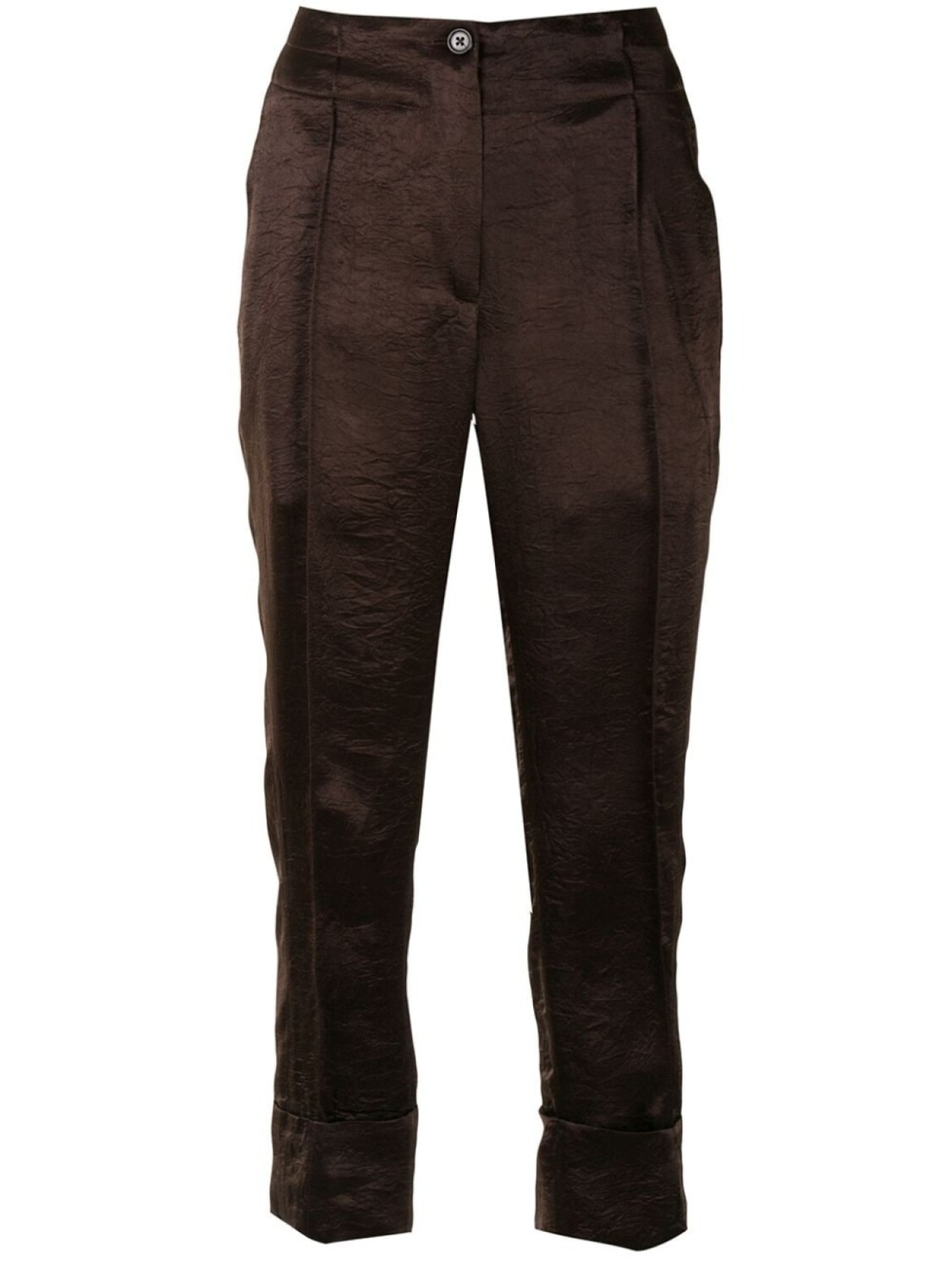 

Брюки с жатым эффектом Ann Demeulemeester, коричневый