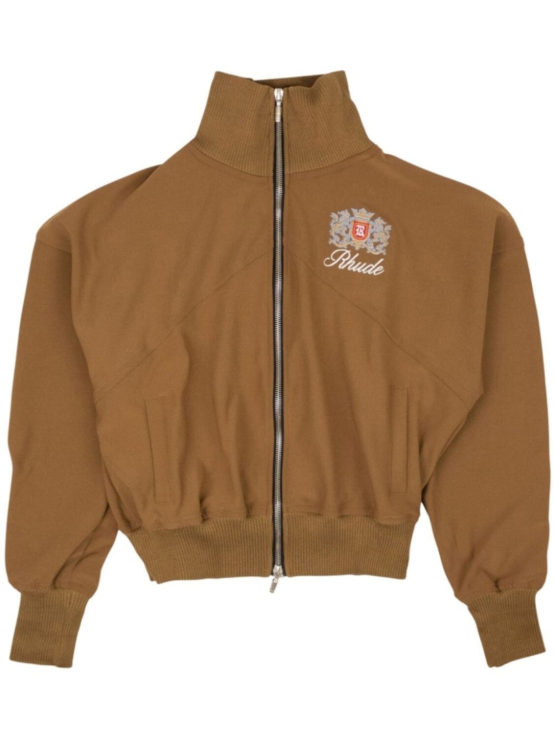 

RHUDE бомбер Brentwood с вышивкой, коричневый