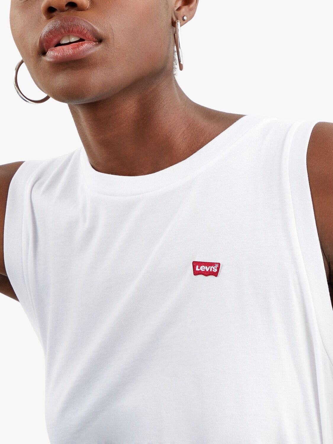 

Простая майка Levi's Dara, белая