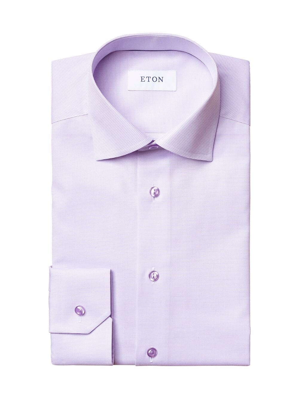 

Рубашка Slim-Fit из фактурной однотонной ткани Eton, фиолетовый