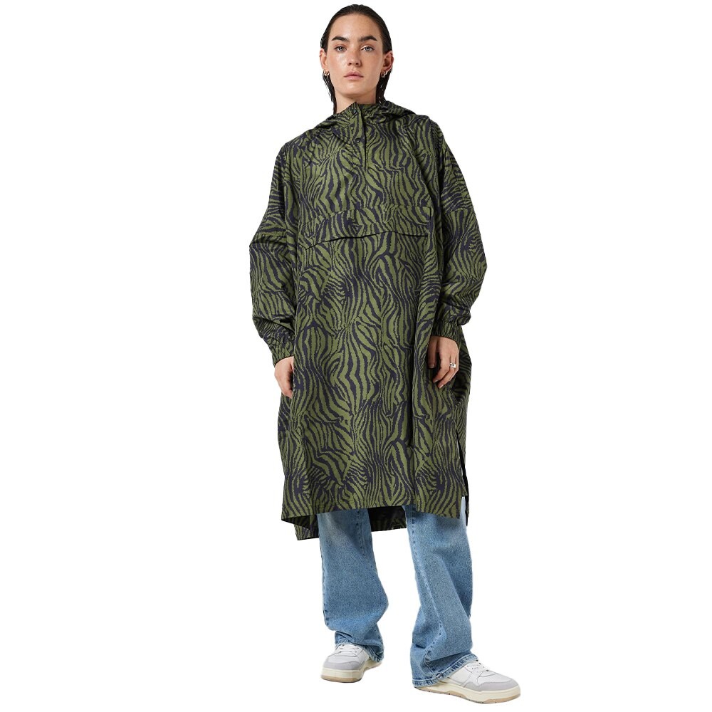 

Куртка Noisy May Sky Printed Rain, зеленый
