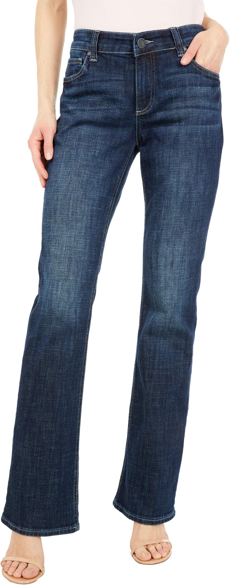 Джинсы Natalie High Rise Bootcut Jeans KUT from the Kloth, цвет Monitored