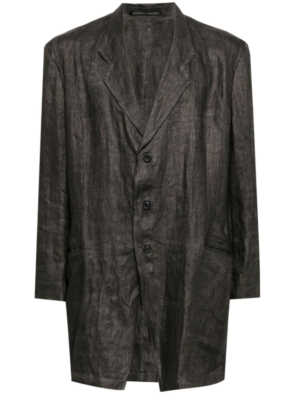 

Yohji Yamamoto льняной пиджак, серый