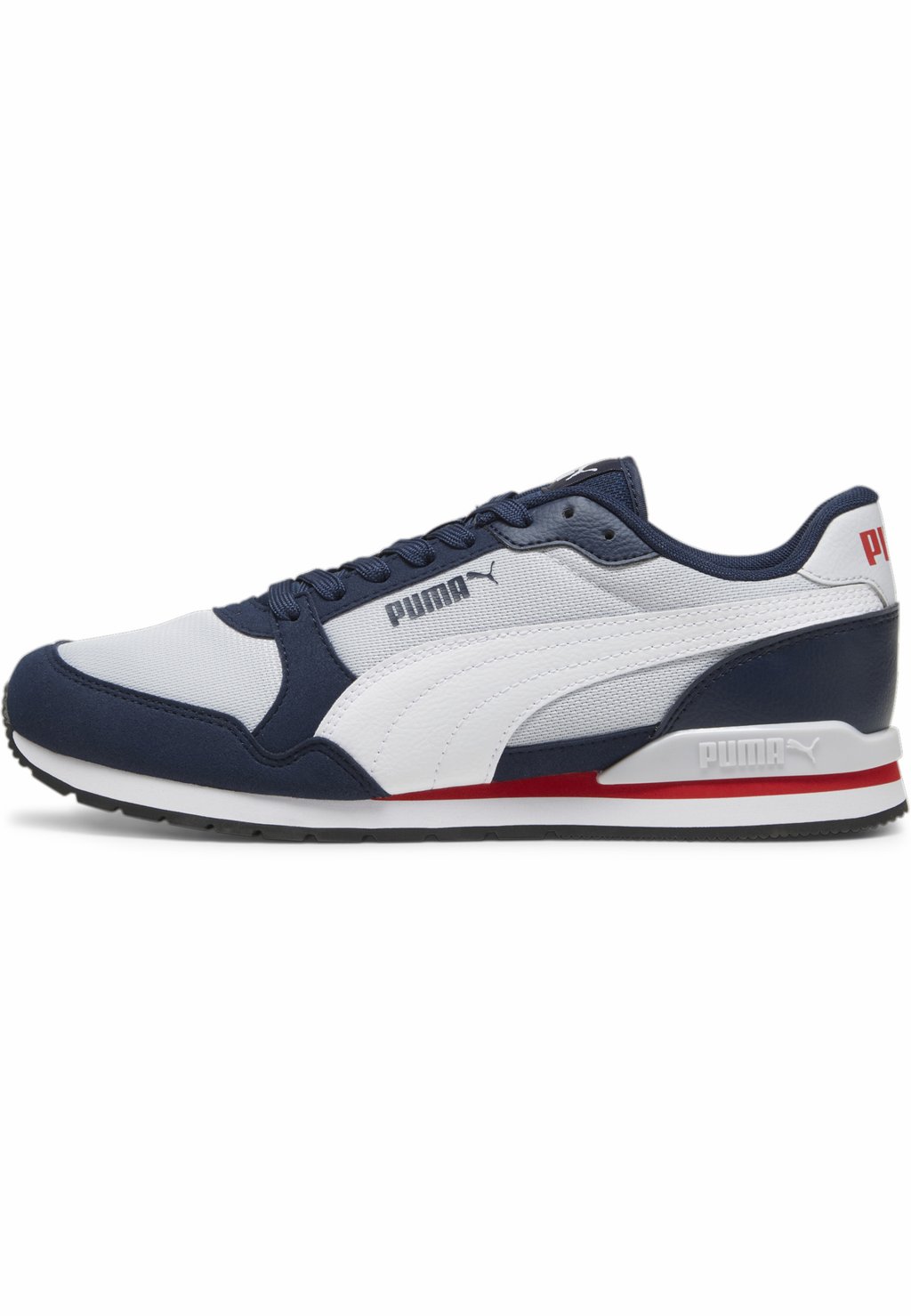 Низкие кроссовки Runner Puma, цвет silver mist white club navy for all time red black middleton ant red mist