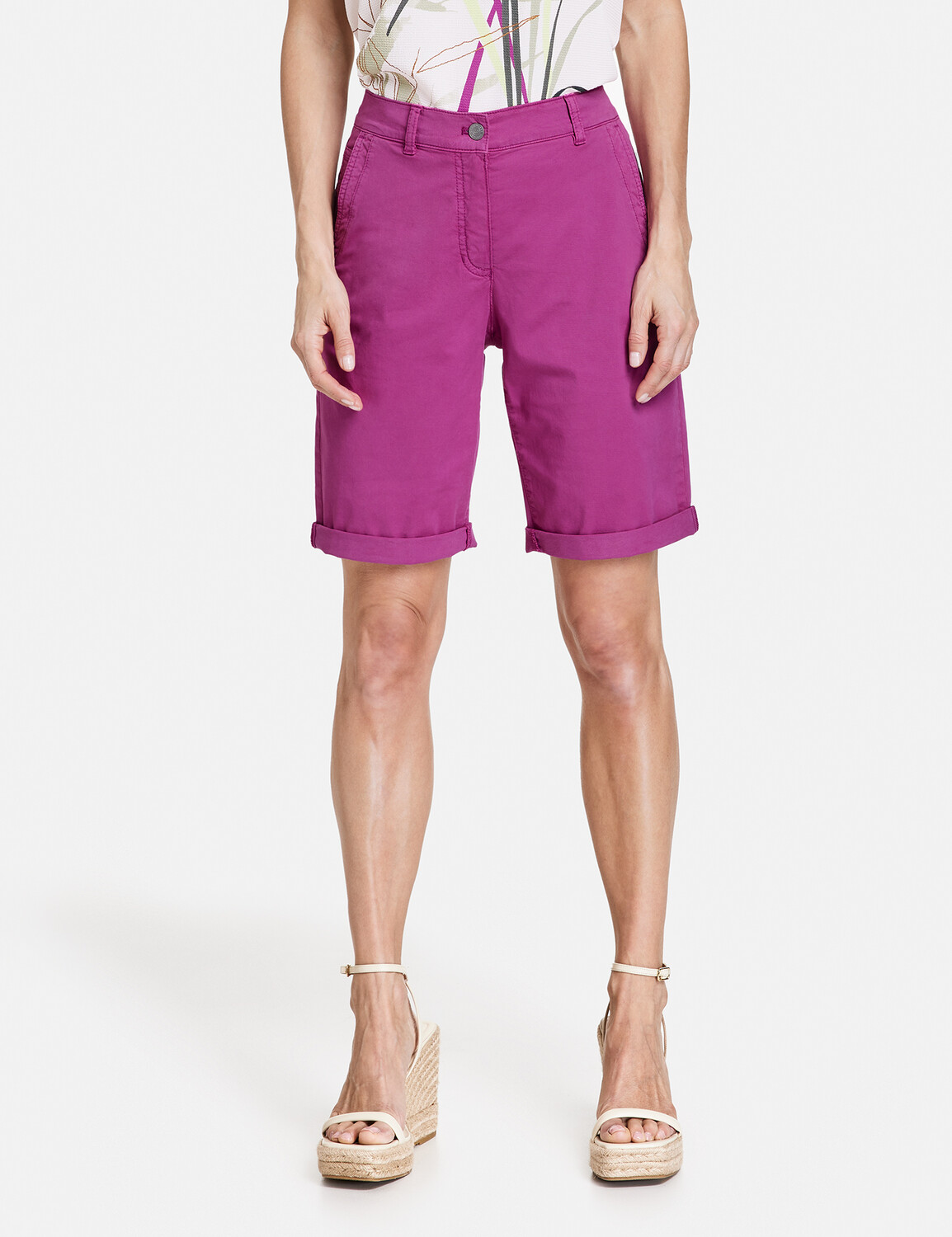 

Брюки Gerry Weber Hose Freizeit verkürzt, цвет Orchid