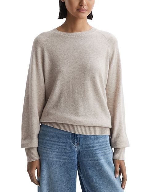 

Свитер Andi с круглым вырезом REISS, цвет Tan/Beige