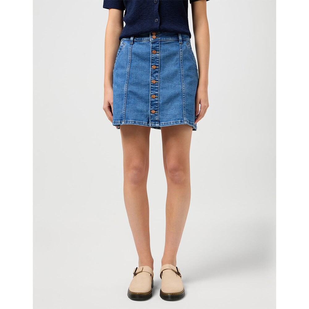 

Юбка Wrangler 112352524 Denim, синий