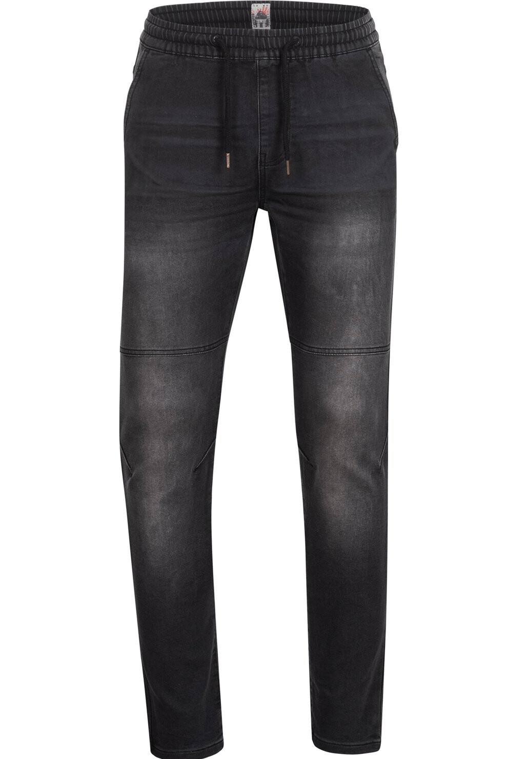 

Джинсы приталенного кроя Fabrizio INDICODE JEANS, винтажные черные