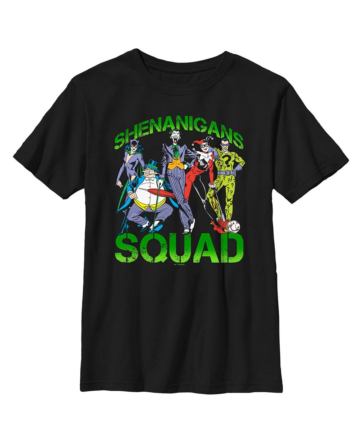 

Детская футболка «Бэтмен» для мальчиков «День святого Патрика Shenanigans Squad» DC Comics