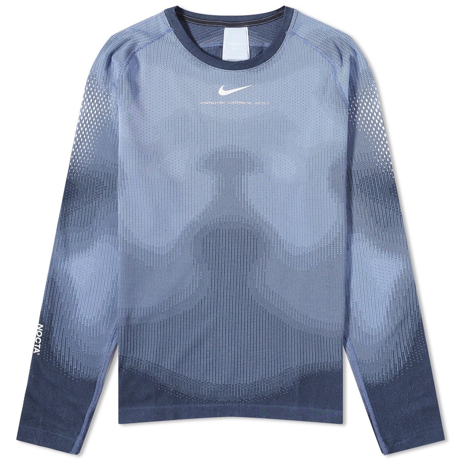

Топ Nike X Nocta Knit Long Sleeve, цвет Cobalt Bliss & Dark Obsidian