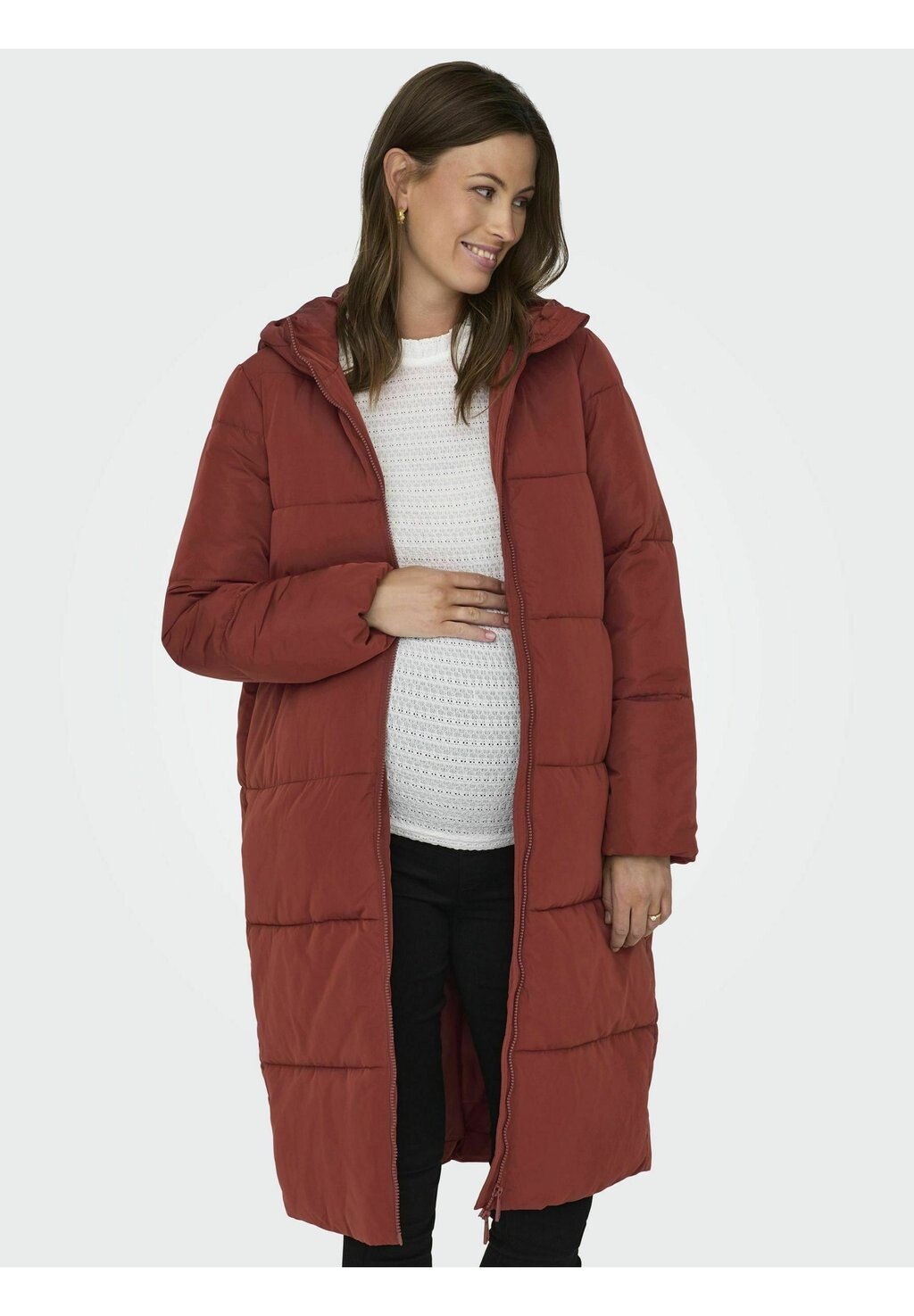 

Куртка ONLY MATERNITY ПУФФ, цвет fired brick