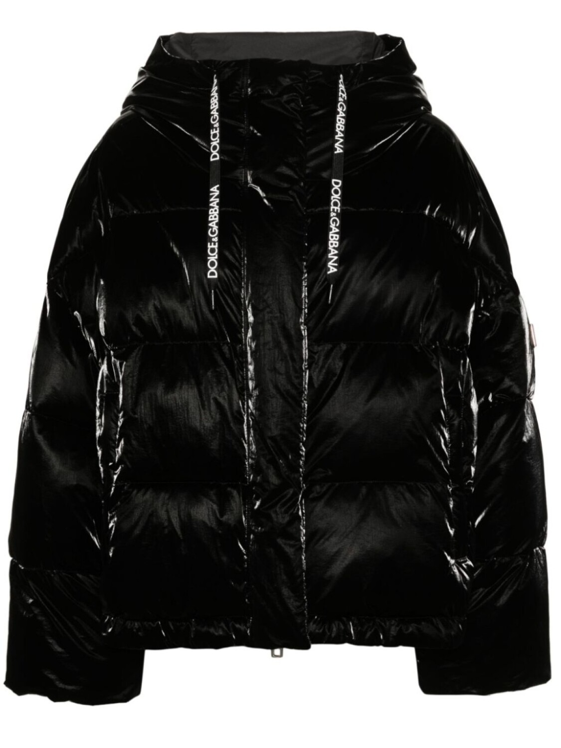 

Dolce & Gabbana пуховик на молнии, черный