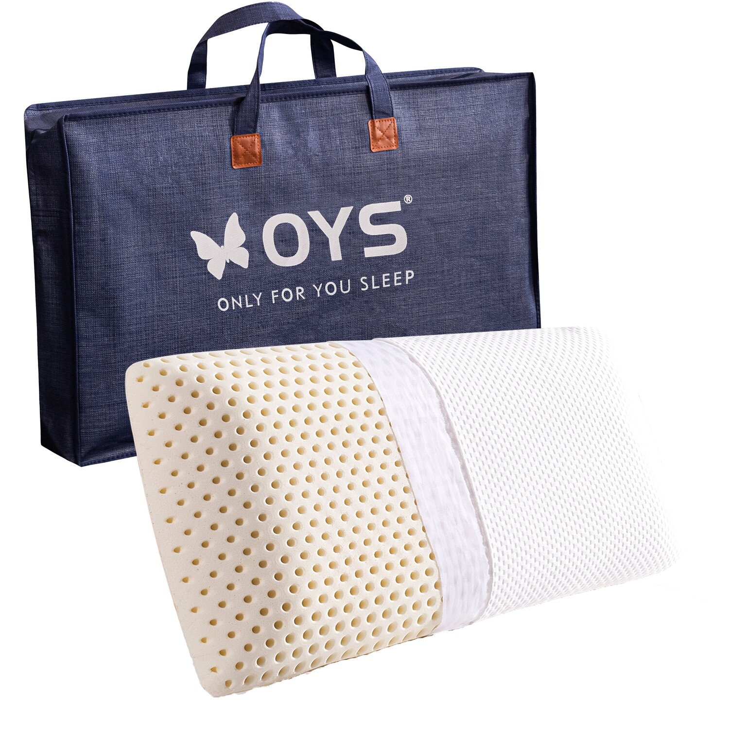 

Подушка для облегчения боли в шее OYS Talalay 27,5 x 15,7 x 5,5 дюймов, белый