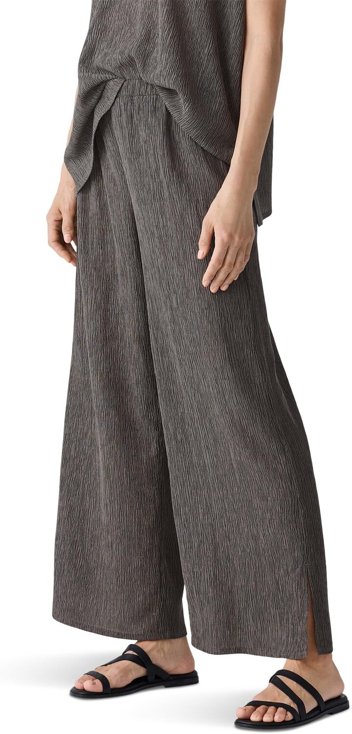 

Брюки Eileen Fisher Wide Ankle Pants, цвет Taupe