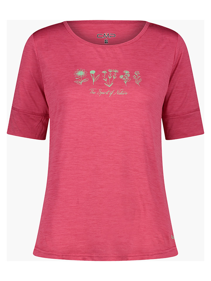 Спортивная футболка CMP Funktionsshirt, розовый