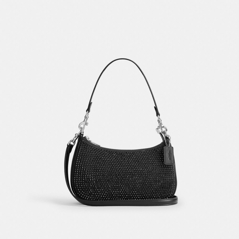

Сумка через плечо Teri COACH, серебряный/черный